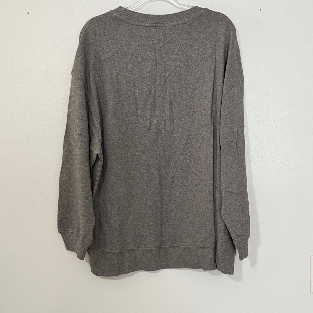 NWT Pura Vida University Sweatshirt 2X Heather Gray Top New - Picture 4 of 5